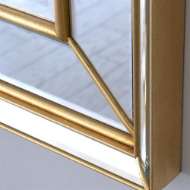 Picture of BEVEL ON BEVEL MIRROR-GOLD LEAF