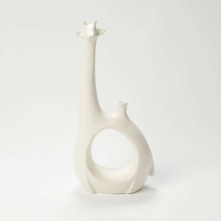 Picture of GIRAFFE VASE-MATTE WHITE