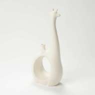 Picture of GIRAFFE VASE-MATTE WHITE