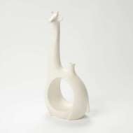 Picture of GIRAFFE VASE-MATTE WHITE