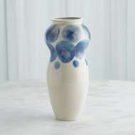 Picture of SPOTS VASE & BOWL-WHITE W/BLUE SPOTS