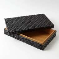 Picture of HORN BOXES - WOVEN BLACK