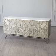 Picture of TRIANGLE CABINET-SILVER