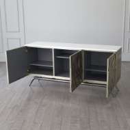 Picture of TRIANGLE CABINET-SILVER