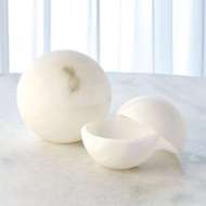 Picture of ALABASTER SPHERE BOX-WHITE