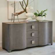 Picture of TOILE LINEN CREDENZA-GREY