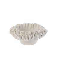 Picture of RUFFLED BOWL-MATTE WHITE