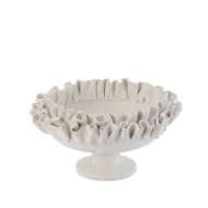 Picture of RUFFLED BOWL-MATTE WHITE