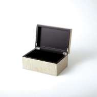 Picture of CHAMPAGNE SILVER LEAF BOXES