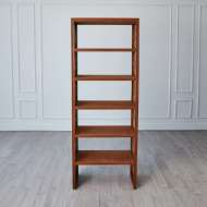 Picture of WOVEN LEATHER ETAGERE-SADDLE