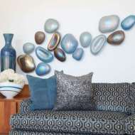 Picture of S/5 GLASS WALL GEMS-METALLIC