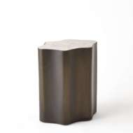 Picture of ORGANIC NESTING TABLE-GUNMETAL/GREY MARBLE