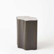 Picture of ORGANIC NESTING TABLE-GUNMETAL/GREY MARBLE