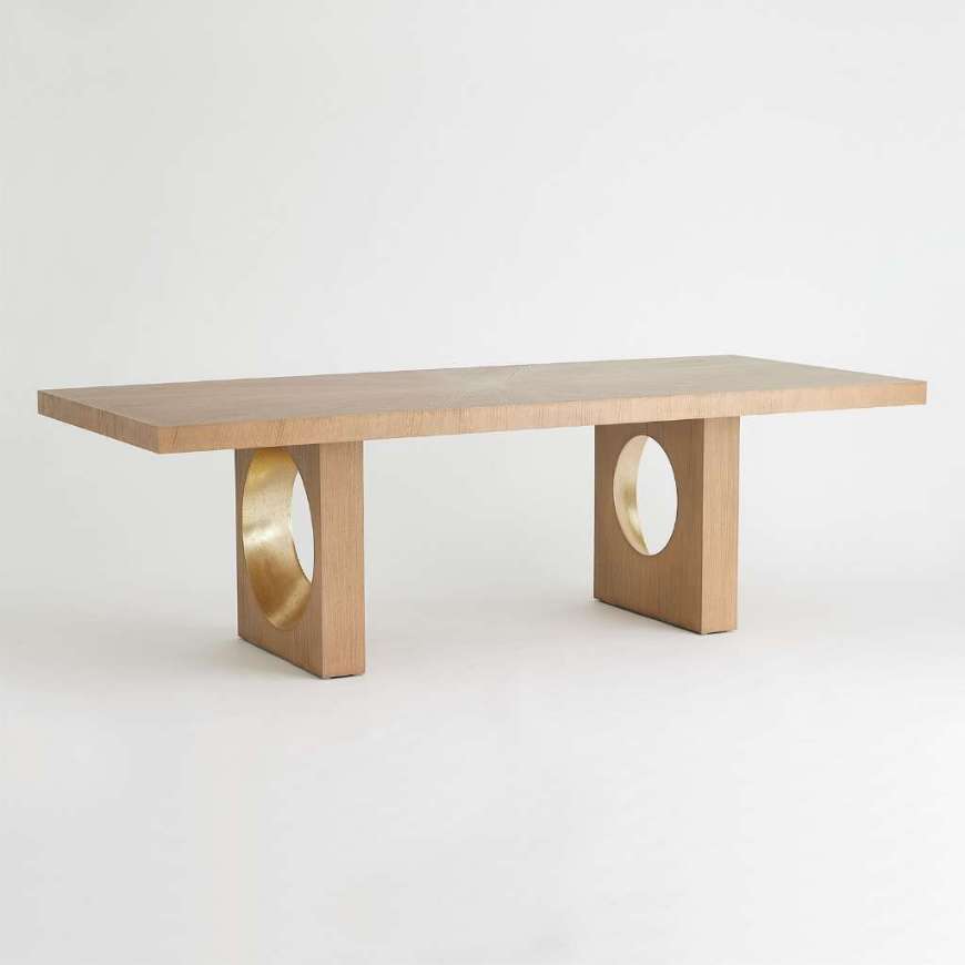 Picture of OCULUS DINING TABLE-NUTMEG