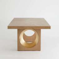 Picture of OCULUS DINING TABLE-NUTMEG