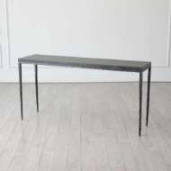 Picture of FORRESTER CONSOLE-BLACKENED/FLAMED MARBLE-LG