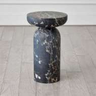 Picture of TUMBLE ACCENT TABLE-GOLDEN PORTORO MARBLE