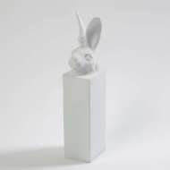 Picture of RABBIT HEAD-MATTE WHITE