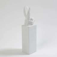 Picture of RABBIT HEAD-MATTE WHITE