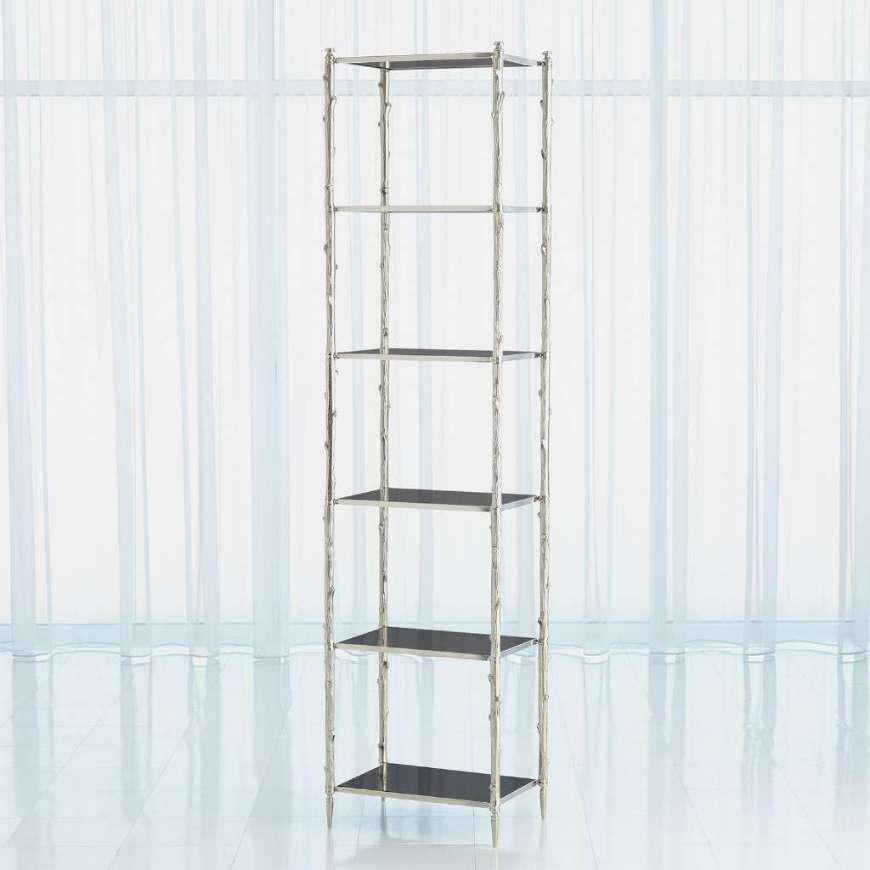 Picture of ARBOR ETAGERE-NICKEL & BLACK GRANITE