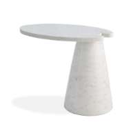 Picture of CONE CANTILEVER TABLE-WHITE MARBLE