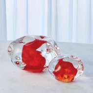 Picture of DIMPLE PAPERWEIGHT-CINNABAR