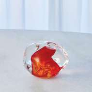 Picture of DIMPLE PAPERWEIGHT-CINNABAR