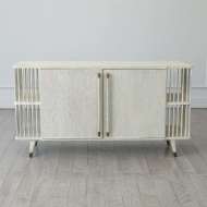 Picture of ARBOR MEDIA CABINET-WHITEWASHED FINISH