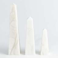 Picture of ALABASTER OBELISK-WHITE