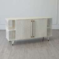 Picture of ARBOR MEDIA CABINET-WHITEWASHED FINISH