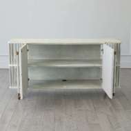 Picture of ARBOR MEDIA CABINET-WHITEWASHED FINISH