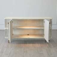 Picture of ARBOR MEDIA CABINET-WHITEWASHED FINISH