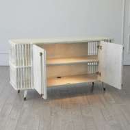 Picture of ARBOR MEDIA CABINET-WHITEWASHED FINISH