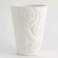 Picture of SWIRLED VASE-MATTE WHITE