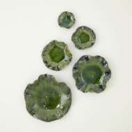 Picture of FREE FORMED LILY PLATE-GREEN