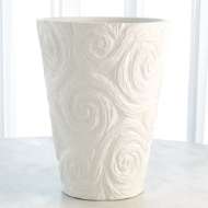 Picture of SWIRLED VASE-MATTE WHITE