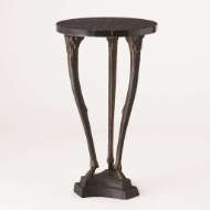 Picture of FAWN LEG SIDE TABLE-BRONZE