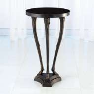 Picture of FAWN LEG SIDE TABLE-BRONZE