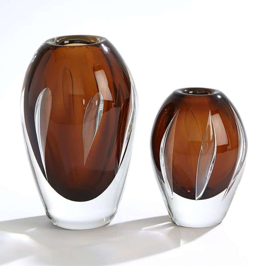 Picture of SPLIT VASES-TOBACCO