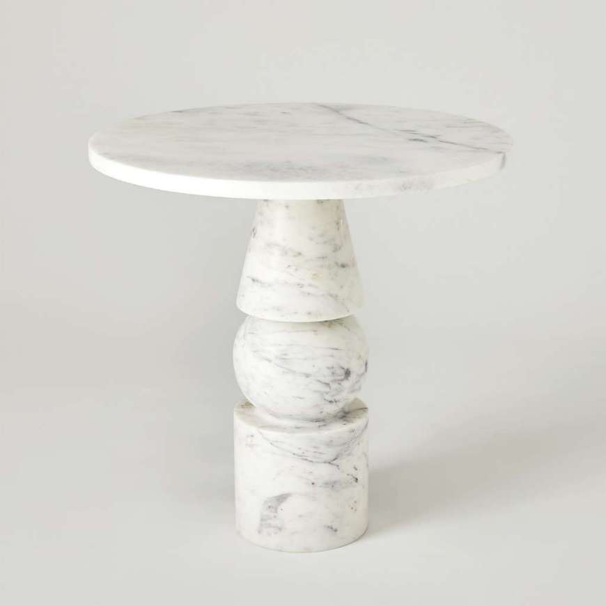 Picture of CARGO TABLE-BANSWARA WHITE MARBLE