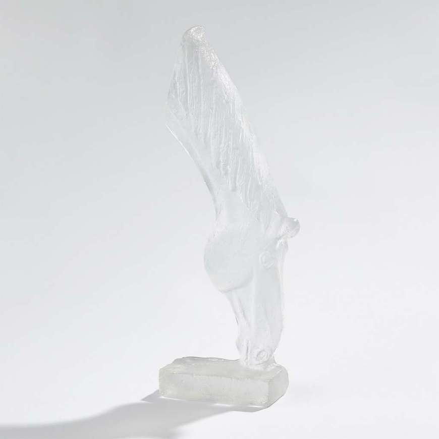 Picture of GLASS STALLION SCULPTURE