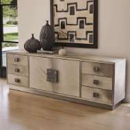 Picture of METRO LONG CABINET - GREY HAIR-ON-HIDE