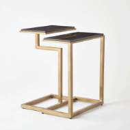 Picture of SET OF 2-C NESTING TABLES-BRASS