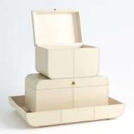 Picture of CURVED CORNER BOX-IVORY