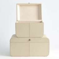 Picture of CURVED CORNER BOX-IVORY