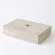 Picture of POSH BOXES-PARCHMENT SUEDE