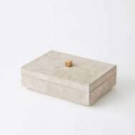 Picture of POSH BOXES-PARCHMENT SUEDE