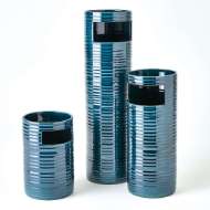 Picture of CUT OUT VASES-DARK BLUE