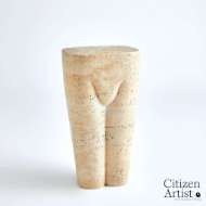 Picture of FEMME STOOL-TRAVERTINE