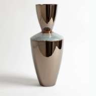 Picture of MARTA'S VASE-BRONZE REACTIVE BLUE